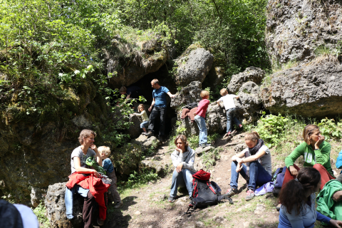 Rast bei Teufelshöhle