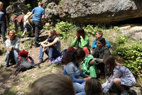 Rast bei Teufelshöhle